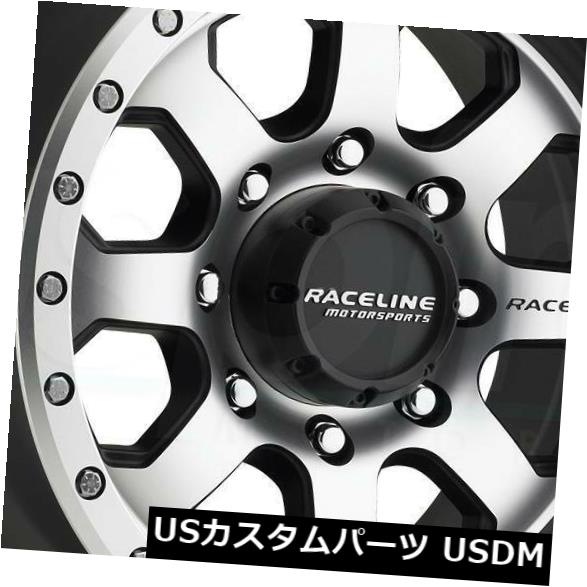 海外輸入ホイール 4-新しい17インチRaceline 929Mストリートホイール17x9 8x6.5 / 8x165.1 -12加工ブラックリム 4-New 17\
