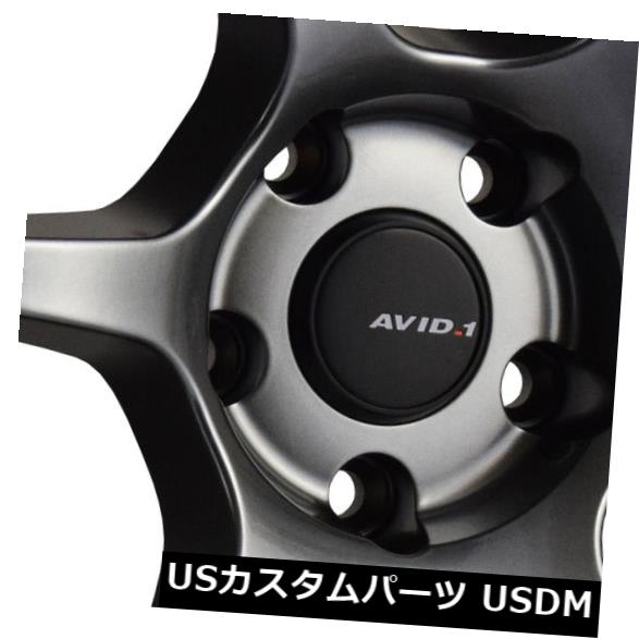 海外輸入ホイール 4-新しい18インチAVID1 AV26ホイール18x8.5 5x114.3 35ハイパーブラックリム 4-New 18\\\