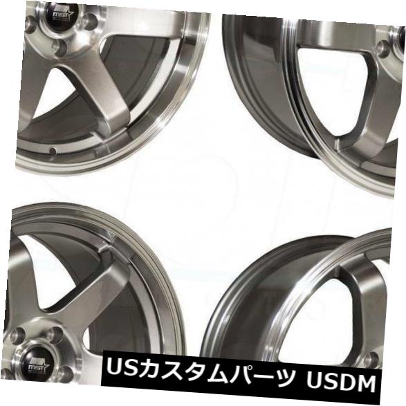 海外輸入ホイール 4-新しい18インチMST MT01ホイール18x9.5 5x114.3 35ガンメタルリム 4-New 18\