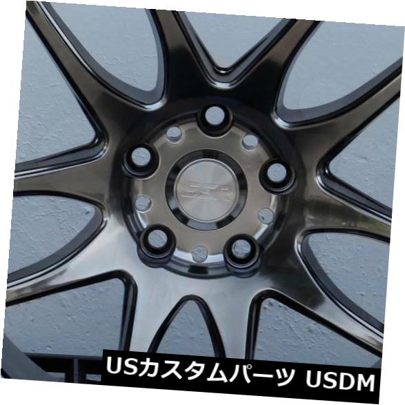 海外輸入ホイール 4-新しい18インチESR SR08 SR8ホイール18x9.5 / 18x10.5 5x114.3 35/15ハイパーブラックスタガー 4-New 18" ESR SR08 SR8 Wheels 18x9.5/18x10.5 5x114.3 35/15 Hyper Black Staggered 【並行輸入品】|カスタムパーツ WORLD倉庫