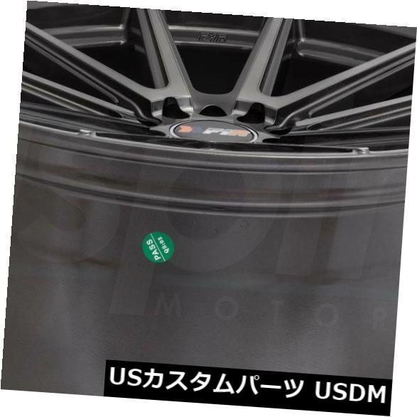 海外輸入ホイール 4-新しい18インチF1R F27ホイール18x8.5 5x114.3 / 5x120 35マシンガンメタルリム 4-New 18" F1R F27 Wheels 18x8.5 5x114.3/5x120 35 Machine Gunmetal Rims 【並行輸入品】｜カスタムパーツ WORLD倉庫