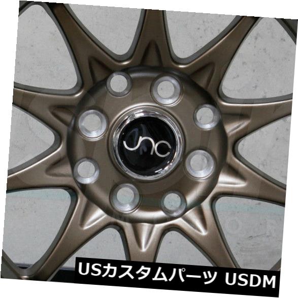 海外輸入ホイール 4-新しい15インチJNC 003 JNC003ホイール15x8 / 15x9 4x100 / 4x114.3 0/0マットブロンズスタガー 4-New 15" JNC 003 JNC003 Wheels 15x8/15x9 4x100/4x114.3 0/0 Matte Bronze Stagger 【並行輸入品】|カスタムパーツ WORLD倉庫