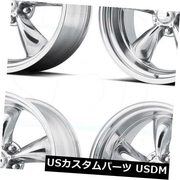 海外輸入ホイール 4-新しい15インチVN515 Torqスラスト1 PCホイール15x10 5x4.75 / 5x120.6 5 -44ポリッシュリム 4-New 15\