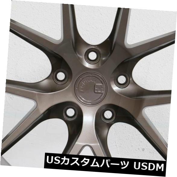 海外輸入ホイール 4-新しい19インチAodhan LS007 LS7ホイール19x9.5 5x120 35ブロンズリム 4-New 19" Aodhan LS007 LS7 Wheels 19x9.5 5x120 35 Bronze Rims 【並行輸入品】｜カスタムパーツ WORLD倉庫