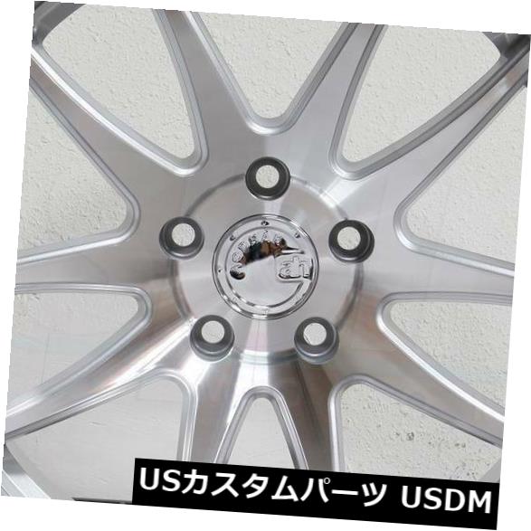 海外輸入ホイール 4-新しい19インチAodhan DS02 DS2ホイール19x9.5 5x114.3 15シルバー加工フェイスリム 4-New 19" Aodhan DS02 DS2 Wheels 19x9.5 5x114.3 15 Silver Machined Face Rims 【並行輸入品】|カスタムパーツ WORLD倉庫