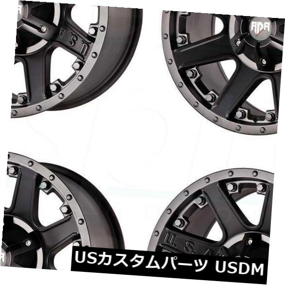 海外輸入ホイール 4-新しい18インチRDR RD04 RD4ホイール18x9 5x5 / 5x5.5 / 5x13 9.7 12ブラックリム 4-New 18" RDR RD04 RD4 Wheels 18x9 5x5/5x5.5/5x139.7 12 Black Rims 【並行輸入品】|カスタムパーツ WORLD倉庫