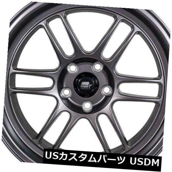海外輸入ホイール 4-新しい17 "MST鈴鹿ホイール17x9.5 5x114.3 20マットガンメタルリム 4-New 17" MST Suzuka Wheels 17x9.5 5x114.3 20 Matte Gunmetal Rims 【並行輸入品】｜カスタムパーツ WORLD倉庫