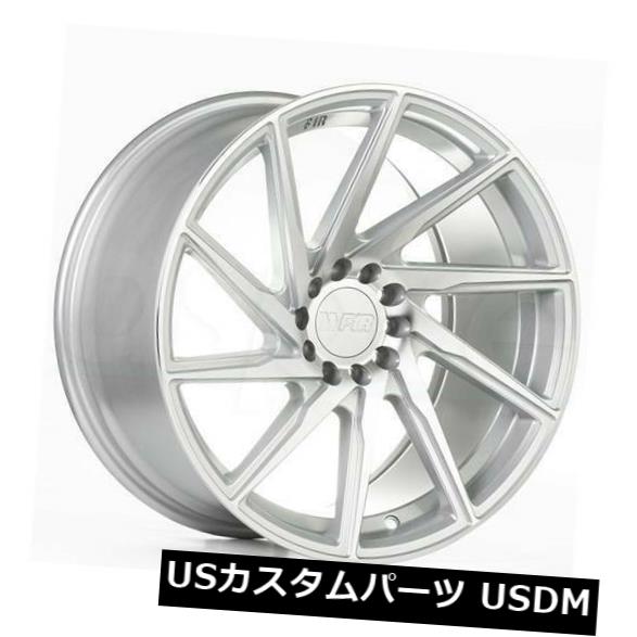 海外輸入ホイール 4-新しい18インチF1R F29ホイール18x8.5 / 18x9.5 5x112 / 5x114.3 45/40マシンシルバースタッジ 4-New 18" F1R F29 Wheels 18x8.5/18x9.5 5x112/5x114.3 45/40 Machine Silver Stagge 【並行輸入品】|カスタムパーツ WORLD倉庫