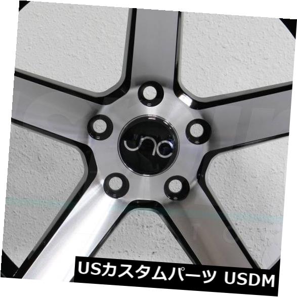 海外輸入ホイール 4-新しい18インチJNC 026 JNC026ホイール18x10 5x114.3 25ブラックマシンフェイスリム 4-New 18" JNC 026 JNC026 Wheels 18x10 5x114.3 25 Black Machine Face Rims 【並行輸入品】|カスタムパーツ WORLD倉庫