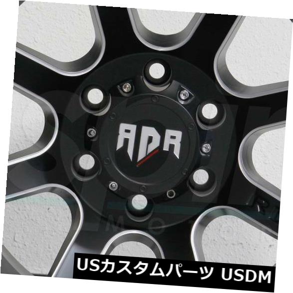 海外輸入ホイール 4-新しい20インチRDR RD08 RD8ホイール20x9 8x170 0ブラックミルドリム 4-New 20" RDR RD08 RD8 Wheels 20x9 8x170 0 Black Milled Rims 【並行輸入品】｜カスタムパーツ WORLD倉庫 216,150円