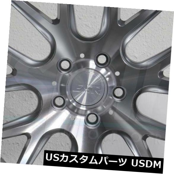 海外輸入ホイール 4-新しい18インチESR SR12ホイール18x9.5 5x114.3 40加工シルバーリム 4-New 18\