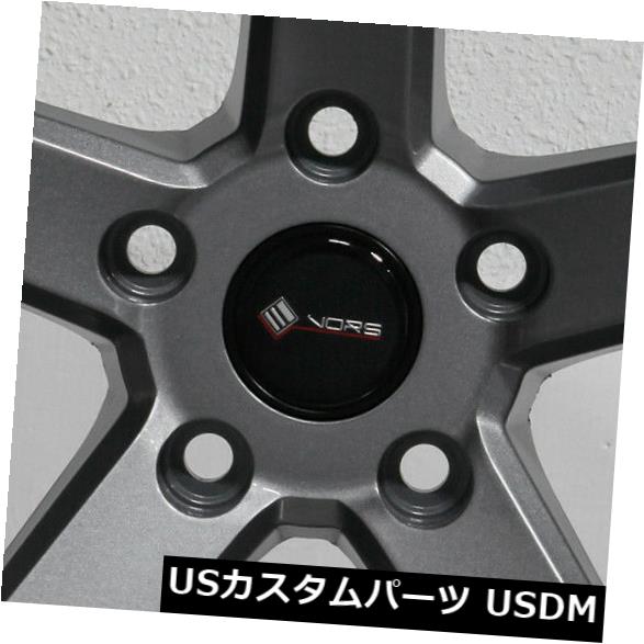 海外輸入ホイール 4-新しい18インチVors TR5ホイール18x8.5 5x115 35ガンメタルリム 4-New 18" Vors TR5 Wheels 18x8.5 5x115 35 Gun Metal Rims 【並行輸入品】｜カスタムパーツ WORLD倉庫