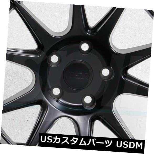 海外輸入ホイール 4 新しい18インチesr Sr13ホイール18x9 5 18x10 5 5x114 3 15 22マットブラックスタッガードリム 4 New 18 Esr Sr13 Wheels 18x9 5 18x10 5 5x114 3 15 22 Matte Black Staggered Rim Cliniquemenara Ma