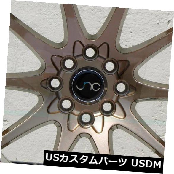 海外輸入ホイール 4-新しい18インチJNC 006 JNC006ホイール18x9.5 5x120 35ブロンズリム 4-New 18\