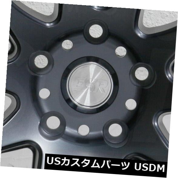 海外輸入ホイール 4-新しい18インチESR SR08 SR8ホイール18x9.5 / 18x10.5 5x120 35/22チタン製スタッガードリム 4-New 18\