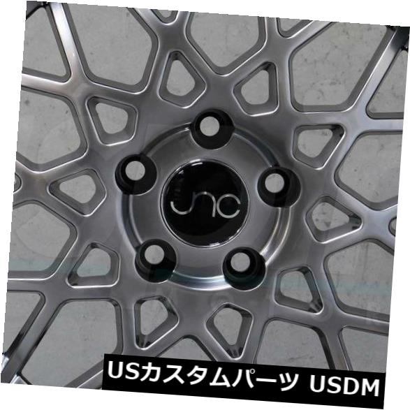 海外輸入ホイール 4-新しい18インチJNC 016 JNC016ホイール18x9.5 5x100 40ハイパーブラックリム 4-New 18\