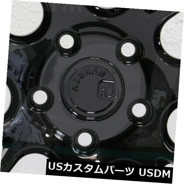 海外輸入ホイール 4-新しい18インチAodhan DS06 DS6ホイール18x9.5 5x100 35グロスブラックリム 4-New 18\