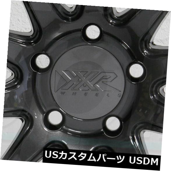 海外輸入ホイール 4-新しい18インチXXR 527Dホイール18x9 / 18x10.5 5x114.3 20/20グラファイトスタッガードリム 4-New 18\