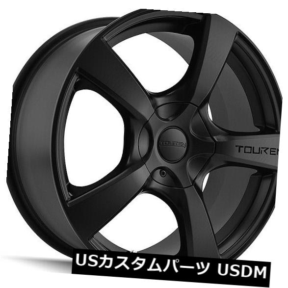 海外輸入ホイール 4-新しい19インチTouren TR9ホイール19x8.5 5x112 / 5x120 40マットブラックリム 4-New 19\