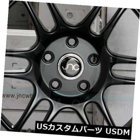 海外輸入ホイール 4-新しい18インチJNC 021 JNC021ホイール18x10.5 5x114.3 25マットブラックリム 4-New 18\