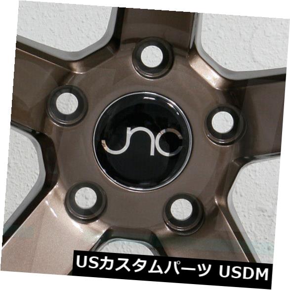 海外輸入ホイール 4-新しい19インチJNC 026 JNC026ホイール19x8.5 / 19x10.5 5x114.3 40/25グロスブロンズスタッジ 4-New 19\