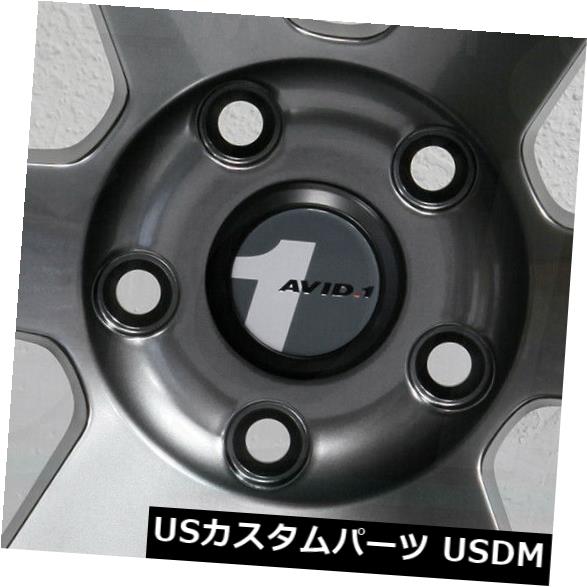 海外輸入ホイール 4-新しい18インチAVID1 AV06 AV-06ホイール18x8 5x114.3 35ハイパーブラックリム 4-New 18\\\