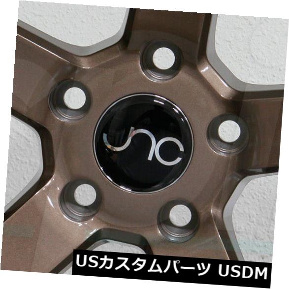 海外輸入ホイール 4-新しい20インチJNC 026 JNC026ホイール20x8.5 5x114.3 40グロスブロンズリム 4-New 20\