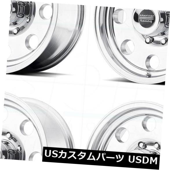 海外輸入ホイール 4-新しい17 "American Racing AR172バハホイール17x9 5x5.5 / 5x139.7 -12ポリッシュリム 4-New 17" American Racing AR172 Baja Wheels 17x9 5x5.5/5x139.7 -12 Polished Rims 【並行輸入品】|カスタムパーツ WORLD倉庫