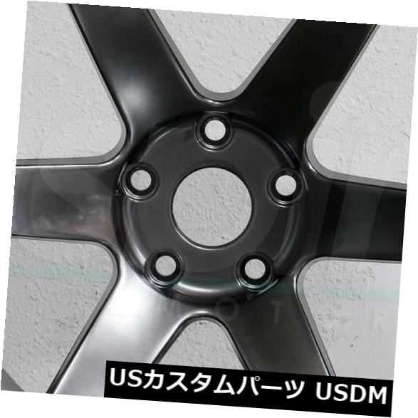 海外輸入ホイール 4-新しい18インチJNC 014 JNC014ホイール18x8.5 / 18x9.5 5x114.3 35/30ハイパーブラックスタッガー 4-New 18\