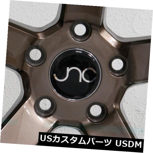 海外輸入ホイール 4-新しい19インチJNC 026 JNC026ホイール19x9.5 5x112 40グロスブロンズリム 4-New 19" JNC 026 JNC026 Wheels 19x9.5 5x112 40 Gloss Bronze Rims 【並行輸入品】|カスタムパーツ WORLD倉庫