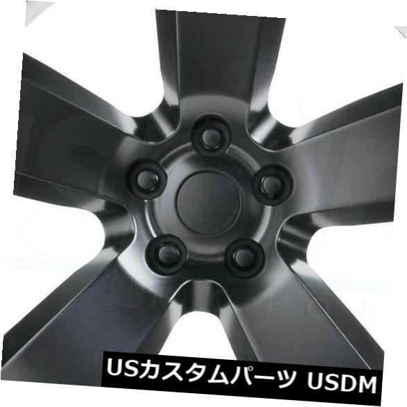 海外輸入ホイール 4-新しい20インチレプリカV1150充電器SRT-8ホイール20x9 5x115 20サテンブラックリム 4-New 20" Replica V1150 Charger SRT-8 Wheels 20x9 5x115 20 Satin Black Rims 【並行輸入品】｜カスタムパーツ WORLD倉庫