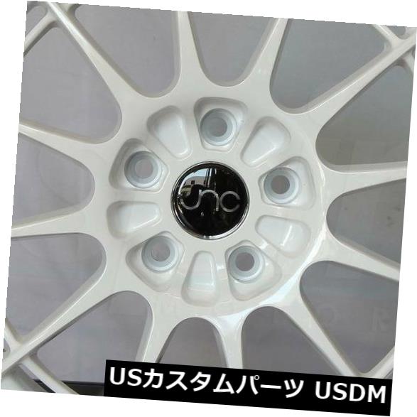 海外輸入ホイール 4-新しい19インチJNC 033 JNC033ホイール19x11 5x120 25ホワイトリム 4-New 19\