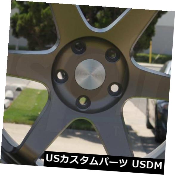 海外輸入ホイール 4-新しい19インチESR SR07 SR7ホイール19x8.5 5x114.3 30ブロンズリム 4-New 19\