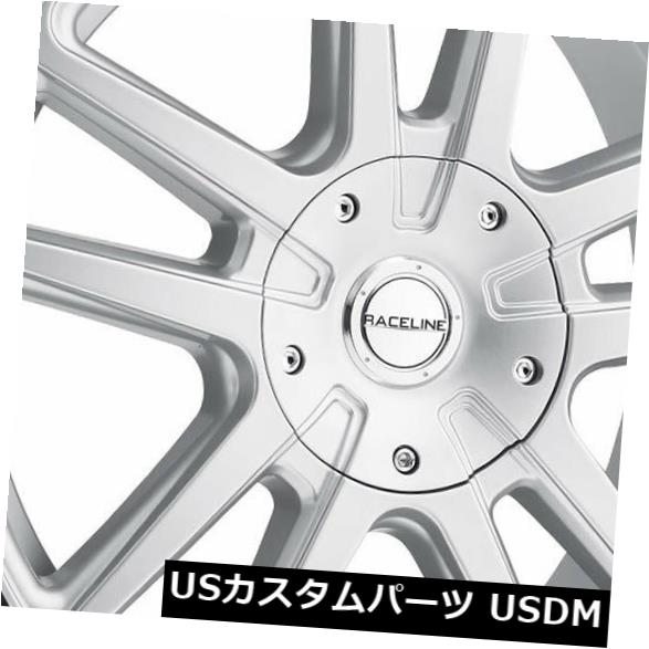 海外輸入ホイール 4-新しい17 "Raceline 145S Encore Wheels 17x7.5 5x110 / 5x115 40シルバーリム 4-New 17" Raceline 145S Encore Wheels 17x7.5 5x110/5x115 40 Silver Rims 【並行輸入品】｜カスタムパーツ WORLD倉庫