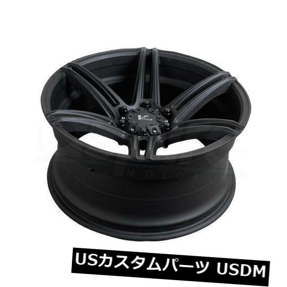 海外輸入ホイール 4-新しい18インチV-Rock VR9地形ホイール18x9.5 6x5.5 0マットブラックリム 4-New 18\