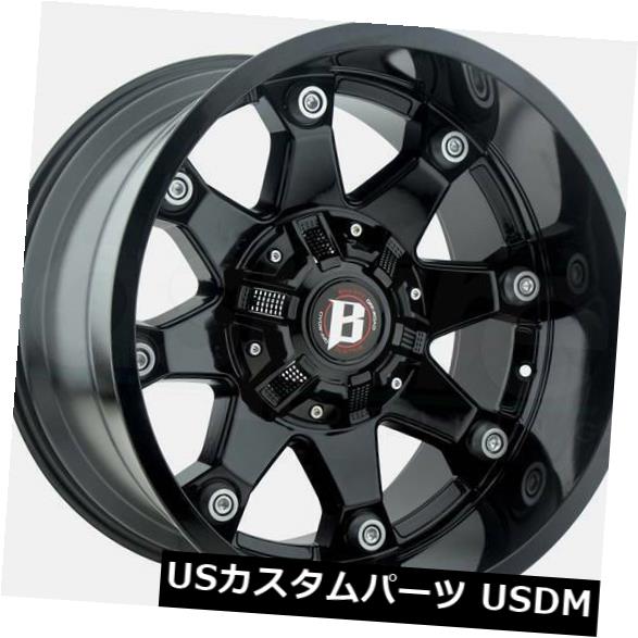 海外輸入ホイール 4-New 20 "Ballistic 581 Beast Wheels 20x12 8x170 / 8x180 -44ブラックリム 4-New 20" Ballistic 581 Beast Wheels 20x12 8x170/8x180 -44 Black Rims 【並行輸入品】｜カスタムパーツ WORLD倉庫