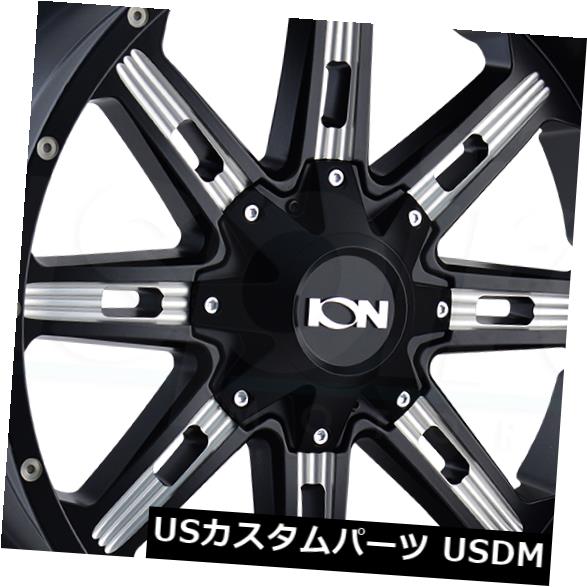 海外輸入ホイール 4-新しい20インチイオン184ホイール20x9 5x5.5 / 5x150 18サテンブラックミルドリム 4-New 20\