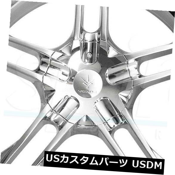 海外輸入ホイール 4-新しい18インチVerde V36プロトコルホイール18x7.5 6x120 40クロムリム 4-New 18\