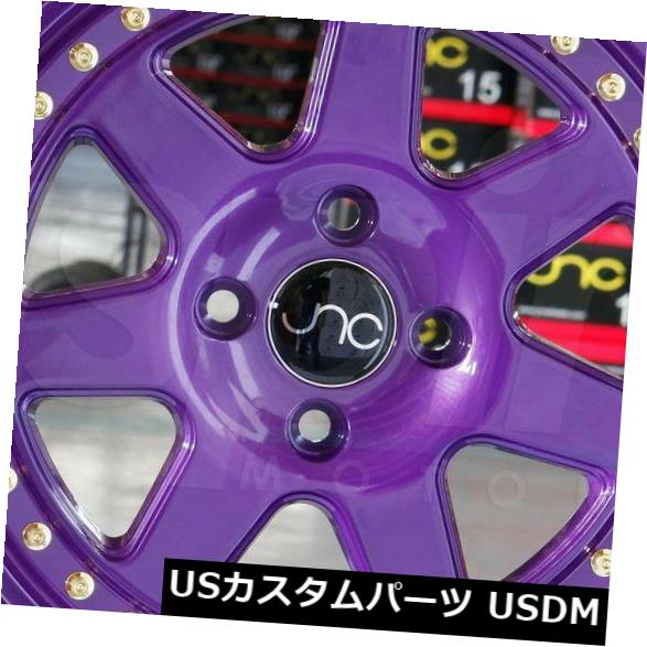 海外輸入ホイール 4-新しい17 "JNC 048 JNC048ホイール17x8 5x114.3 30キャンディパープル。リム 4-New 17" JNC 048 JNC048 Wheels 17x8 5x114.3 30 Candy Purple. Rims 【並行輸入品】｜カスタムパーツ WORLD倉庫 189,805円