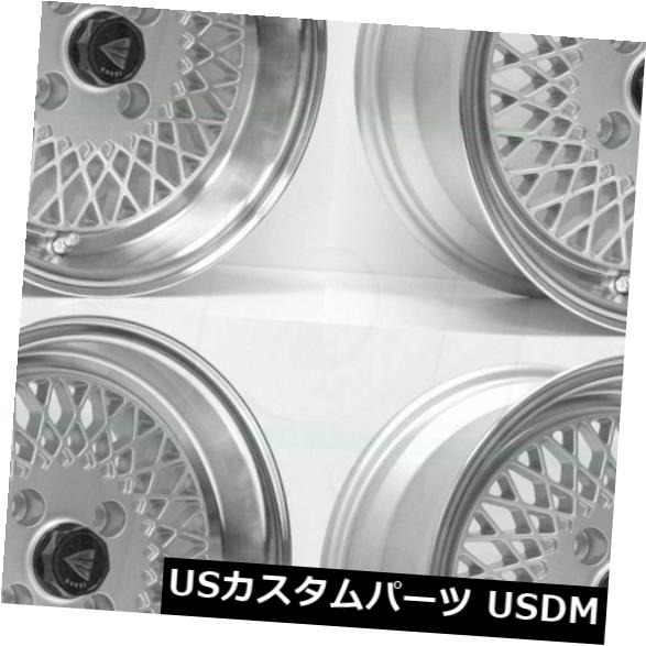 海外輸入ホイール 4-New 15 "Enkei Enkei92ホイール15x7 / 15x8 4x100 38/25シルバーペイントスタッガードリム 4-New 15" Enkei Enkei92 Wheels 15x7/15x8 4x100 38/25 Silver Paint Staggered Rims 【並行輸入品】｜カスタムパーツ WORLD倉庫