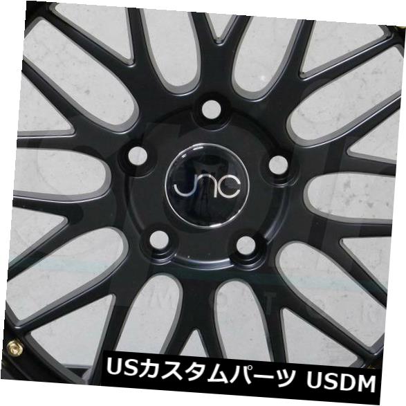 海外輸入ホイール 4-新しい20インチJNC 005 JNC005ホイール20x8.5 / 20x10 5x120 30/25ブラック。スタッガードリム 4-New 20\