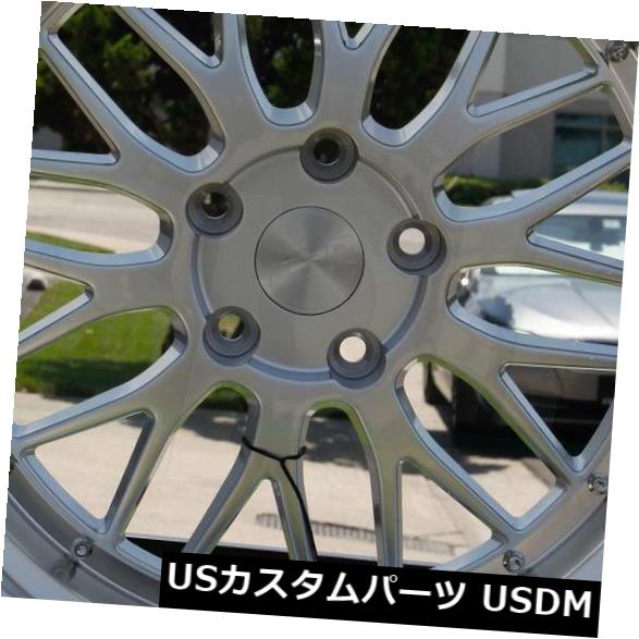 海外輸入ホイール 4-新しい19インチESR SR05 SR5ホイール19x9.5 / 19x10.5 5x120 35/22ハイパーシルバースタガード 4-New 19\