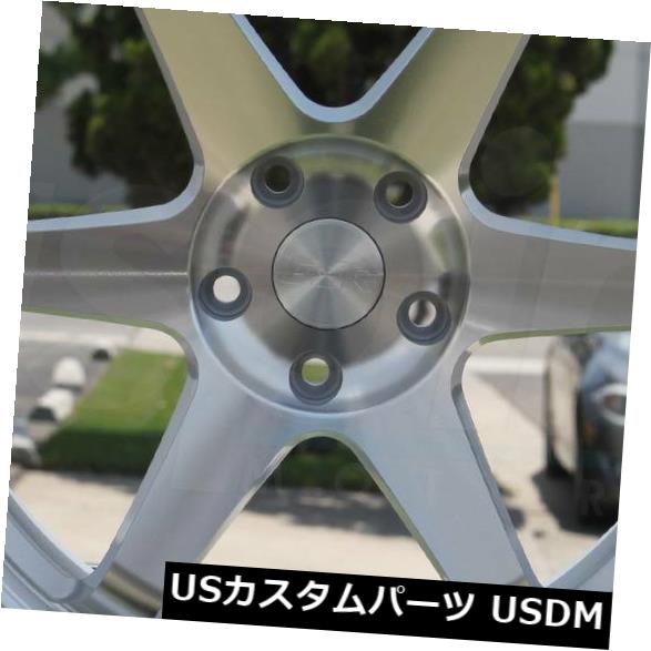 海外輸入ホイール 4-新しい19インチESR SR07 SR7ホイール19x8.5 / 19x10.5 5x114.3 30/22機械加工シルバーStagg 4-New 19" ESR SR07 SR7 Wheels 19x8.5/19x10.5 5x114.3 30/22 Machined Silver Stagg 【並行輸入品】|カスタムパーツ WORLD倉庫
