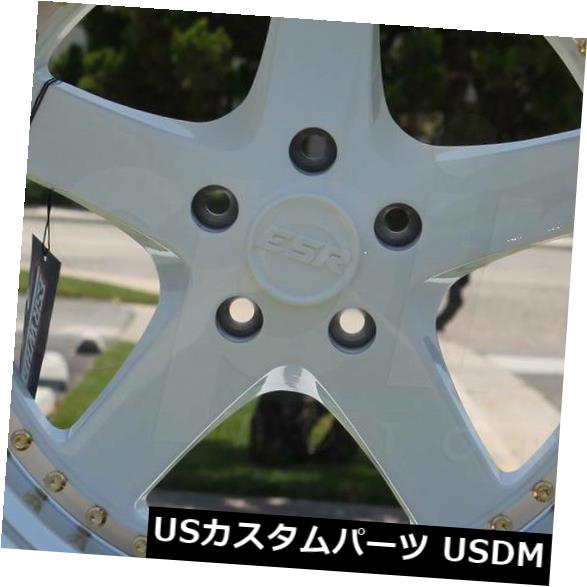 海外輸入ホイール 4-新しい19インチESR SR04 SR4ホイール19x10.5 5x114.3 22ホワイトリム 4-New 19" ESR SR04 SR4 Wheels 19x10.5 5x114.3 22 White Rims 【並行輸入品】｜カスタムパーツ WORLD倉庫