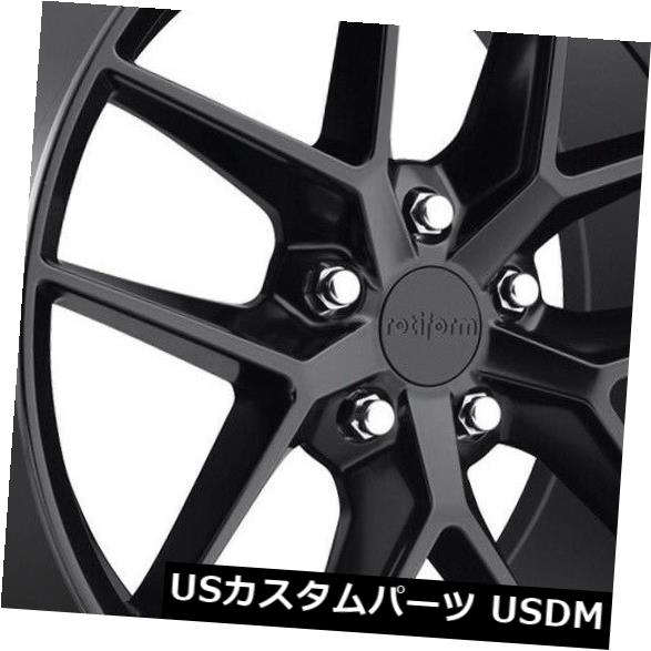 海外輸入ホイール 4-新しい18インチRotiform FLG R134ホイール18x8.5 5x108 45マットブラックリム 4-New 18\