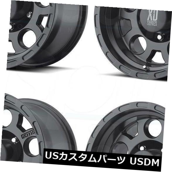 海外輸入ホイール 4-新しい18インチXD XD122エンデューロホイール18x9 8x170 0マットブラックリム 4-New 18\