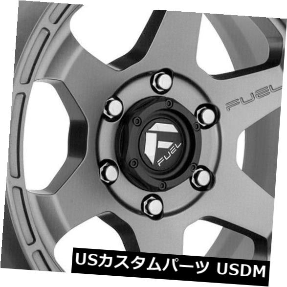 海外輸入ホイール 4-新しい17 "Fuel Shok D665ホイール17x9 5x5 / 5x127 1 GunMetalリム 4-New 17" Fuel Shok D665 Wheels 17x9 5x5/5x127 1 GunMetal Rims 【並行輸入品】|カスタムパーツ WORLD倉庫