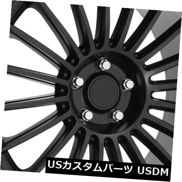 海外輸入ホイール 4-新しい18インチRotiform BUC R157ホイール18x8.5 5x112 45マットブラックリム 4-New 18\