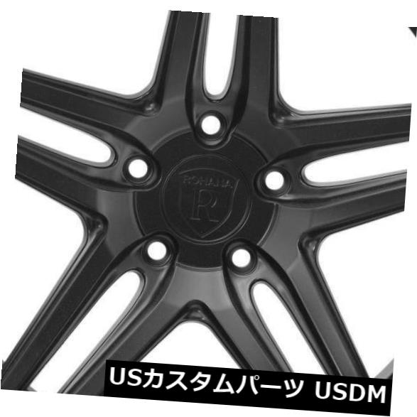 海外輸入ホイール 4-New 20 "Rohana RC8 Wheels 20x9 5x120 20 Matte Black Rims 4-New 20" Rohana RC8 Wheels 20x9 5x120 20 Matte Black Rims 【並行輸入品】|カスタムパーツ WORLD倉庫