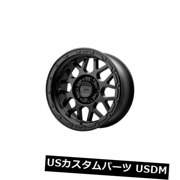 海外輸入ホイール 4-新しい17インチXD XD135グレネードホイール17x8.5 6x5.5 / 6x139.7 0マットブラックリム 4-New 17\